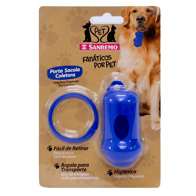Porta Bolsas Para Mascotas San Remo Azul