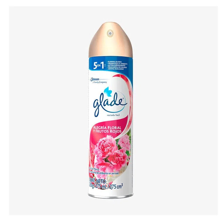 Ambientador Glade 275ml Alegria Floral y Frutos Rojos