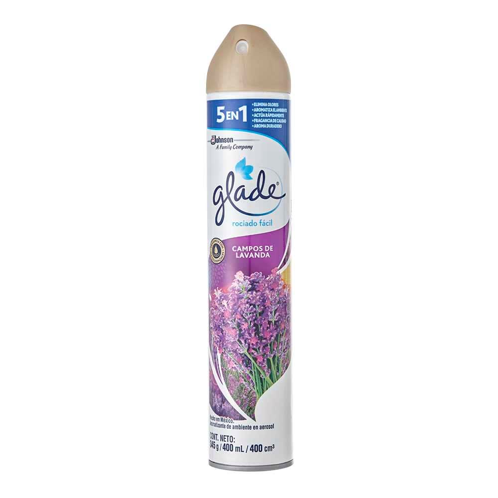 Ambientador Aerosol Glade 400ml Campos De Lavanda