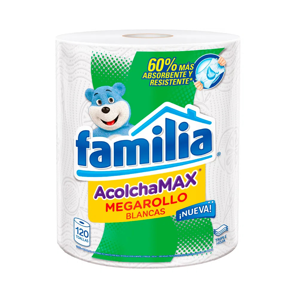 Toalla Cocina Familia AlcolchaMax Megarollo 120 Toallas