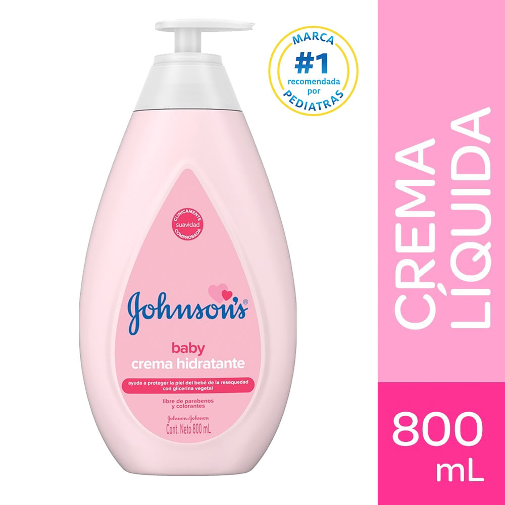 Crema Jhonsons 800 ml Baby Hidratante