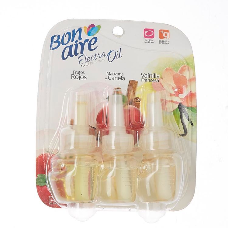 Ambientador Bonaire Repuesto 25 ml x3 Surtido