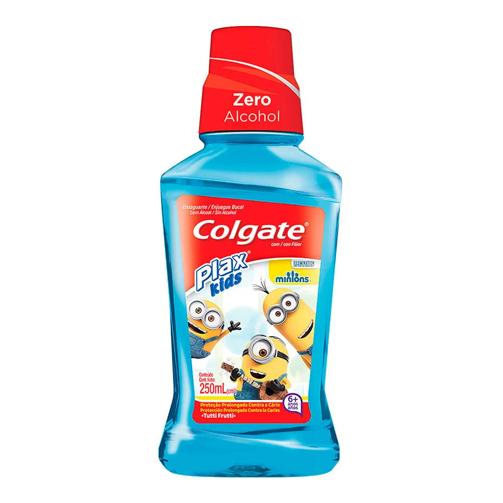 Enjuague Bucal Calgate Plax Kids 250 ml Minions