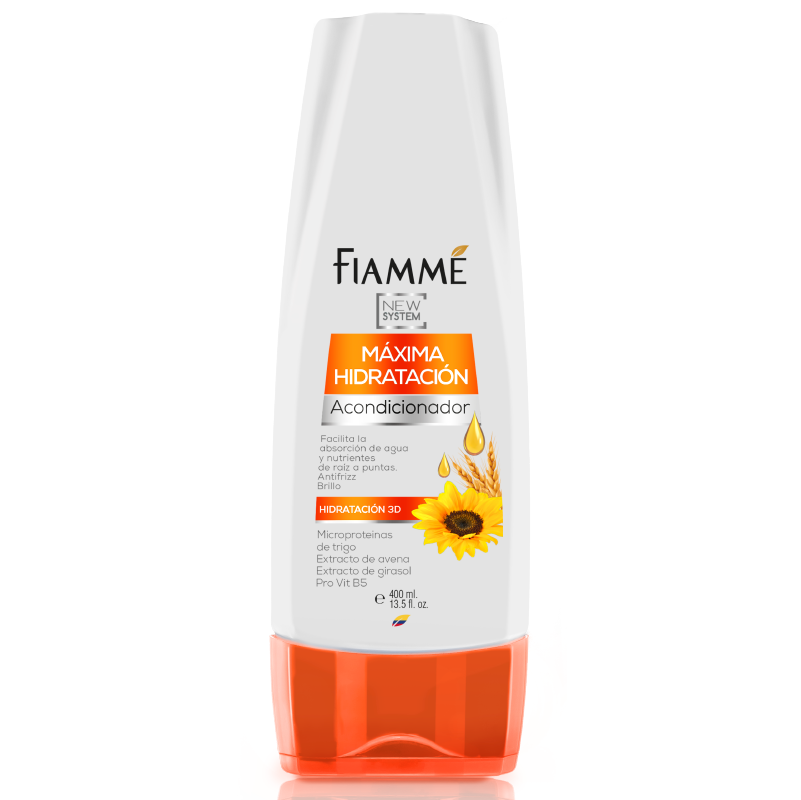 Acondicionador Fiamme 400 ml Maxima Hidratacion