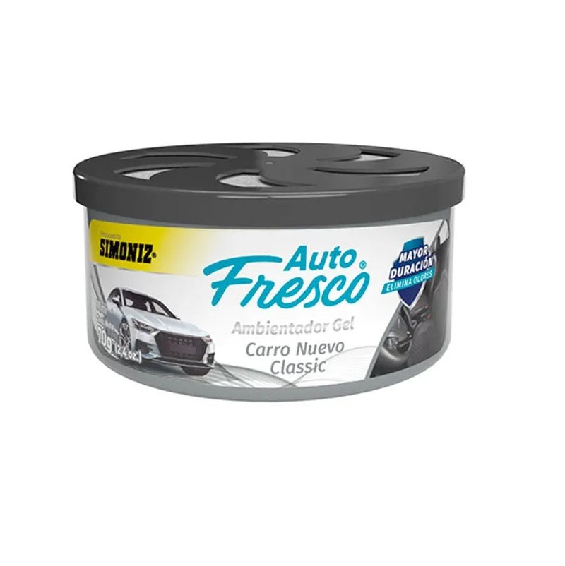 Ambientador Auto Fresco Simoniz Gel 70gr Carro Nuevo Clasic