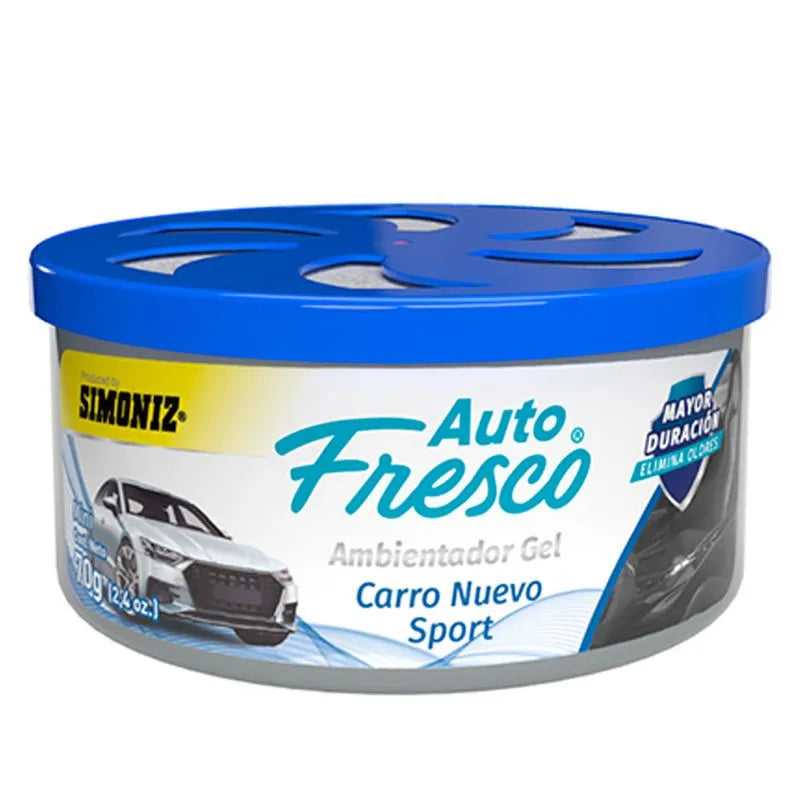 Ambientador Auto Fresco Simoniz Gel 70gr Carro Nuevo Sport