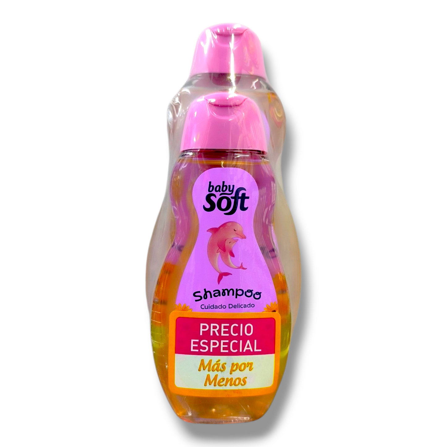 Shampoo Baby Soft 400 ml + 200 ml Cuidado Delicado 2 Unidades