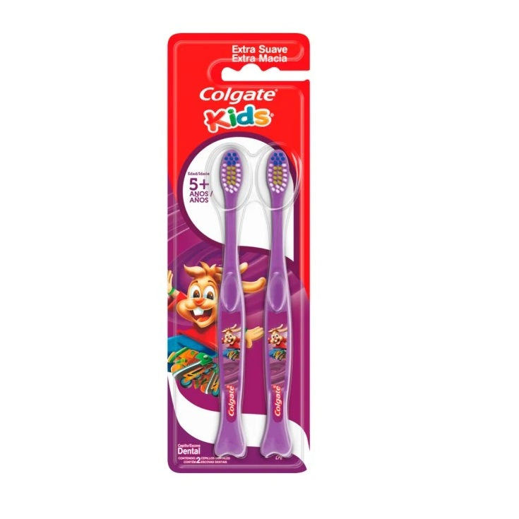 Cepillo Dental Colgate Kids 2 Unidades Oferta
