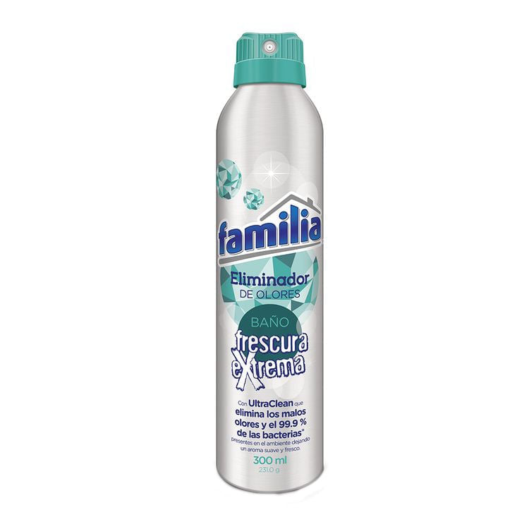Eliminador De Olores Familia 300 ml Aerosol Frescura Extrema