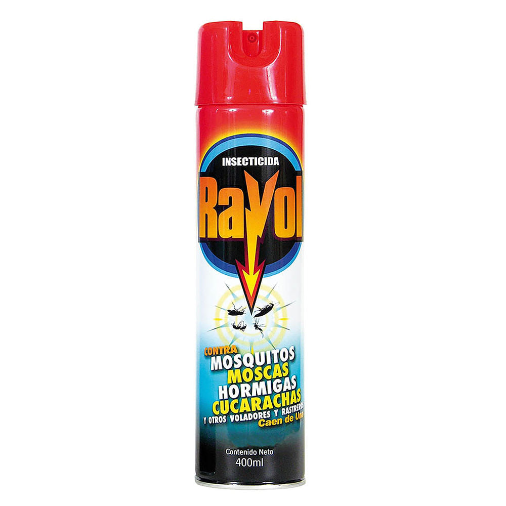 Insecticida Rayol Aerosol 400 ml Rastreros Y Voladores