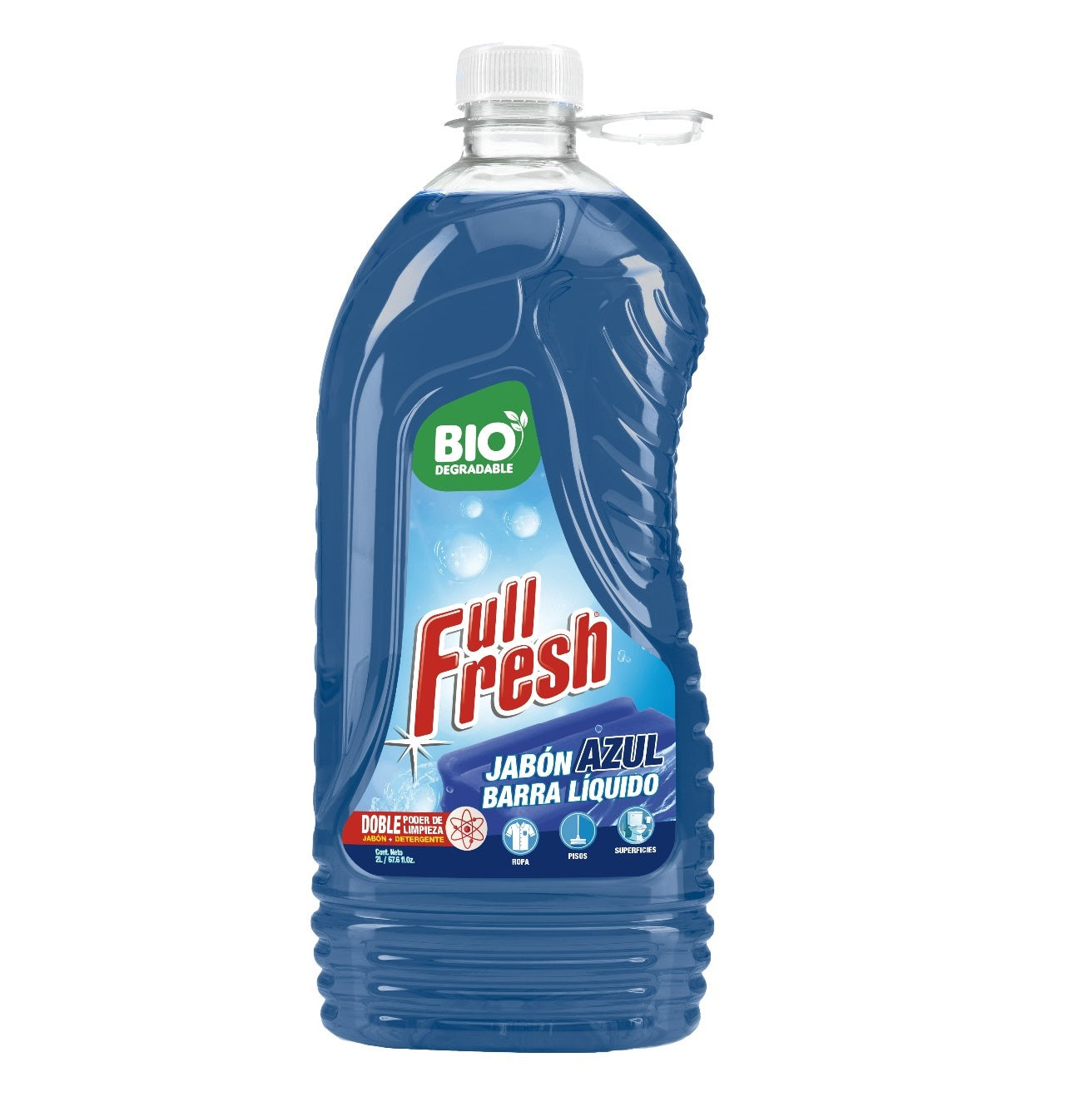Jabon Azul Barra Liquido Full Fresh 2000 ml