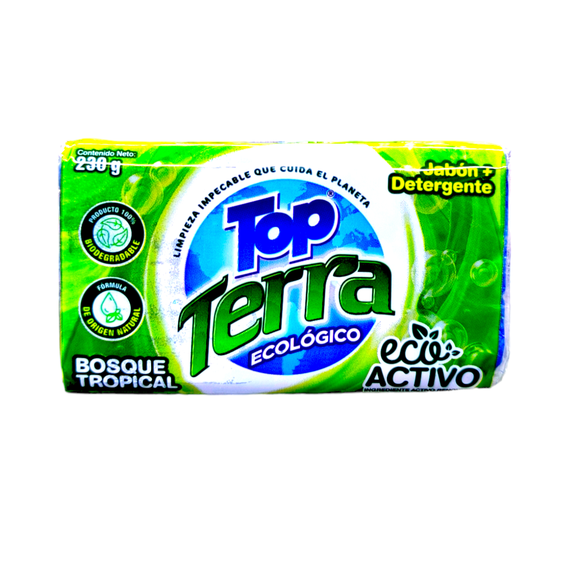 Jabon Barra Top Terra 230 gr Unidad