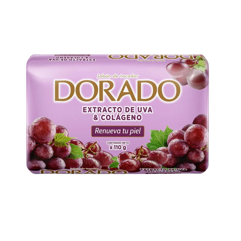 Jabon Dorado 110 gr Uva y Colageno