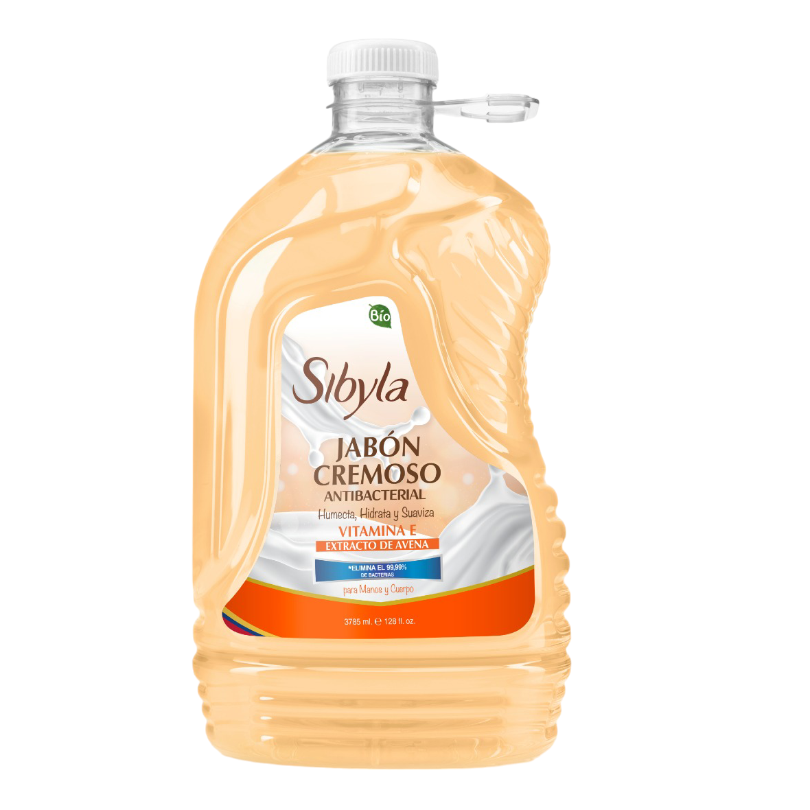 Jabon Manos Liquido Sibyla 3785 ml Extracto De Avena