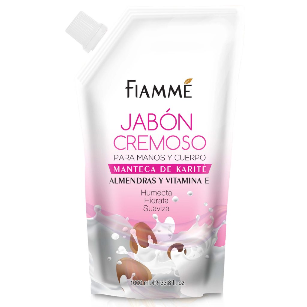 Jabon Liquido Manos Fiamme 1000 ml Manteca De Karite