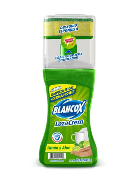 Lavaloza Liquido Blancox Lozacrem 850 ml Limon y Aloe