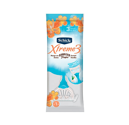 Maquina Afeitar Schick Extreme 3 Hawaiian 3 Hojas
