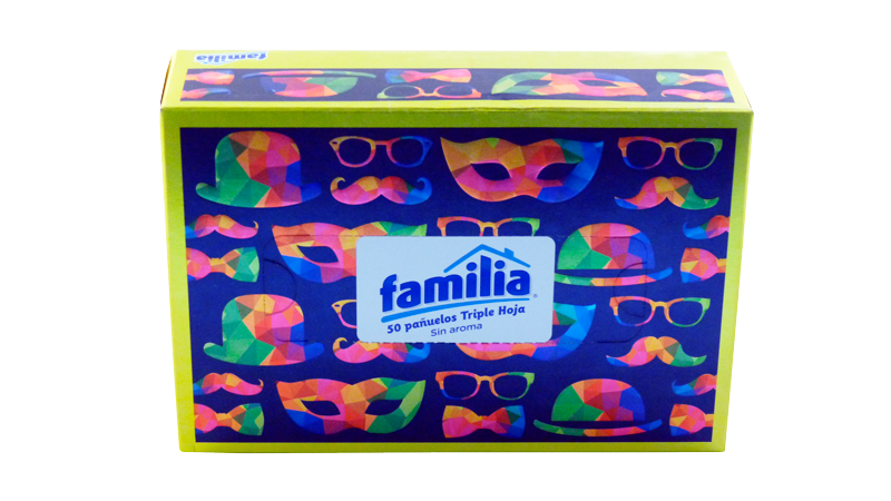 Pañuelos Familia Para Autos 50 Unidades