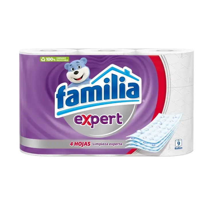 Papel Higienico Familia Expert 9 Unidades