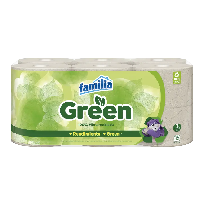 Papel Higienico Familia Green 12 Unidades