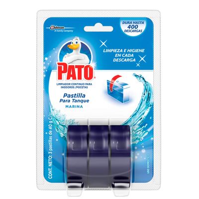 Pastillas Para Tanque Pato 40 Gr 3 Unidades Marina