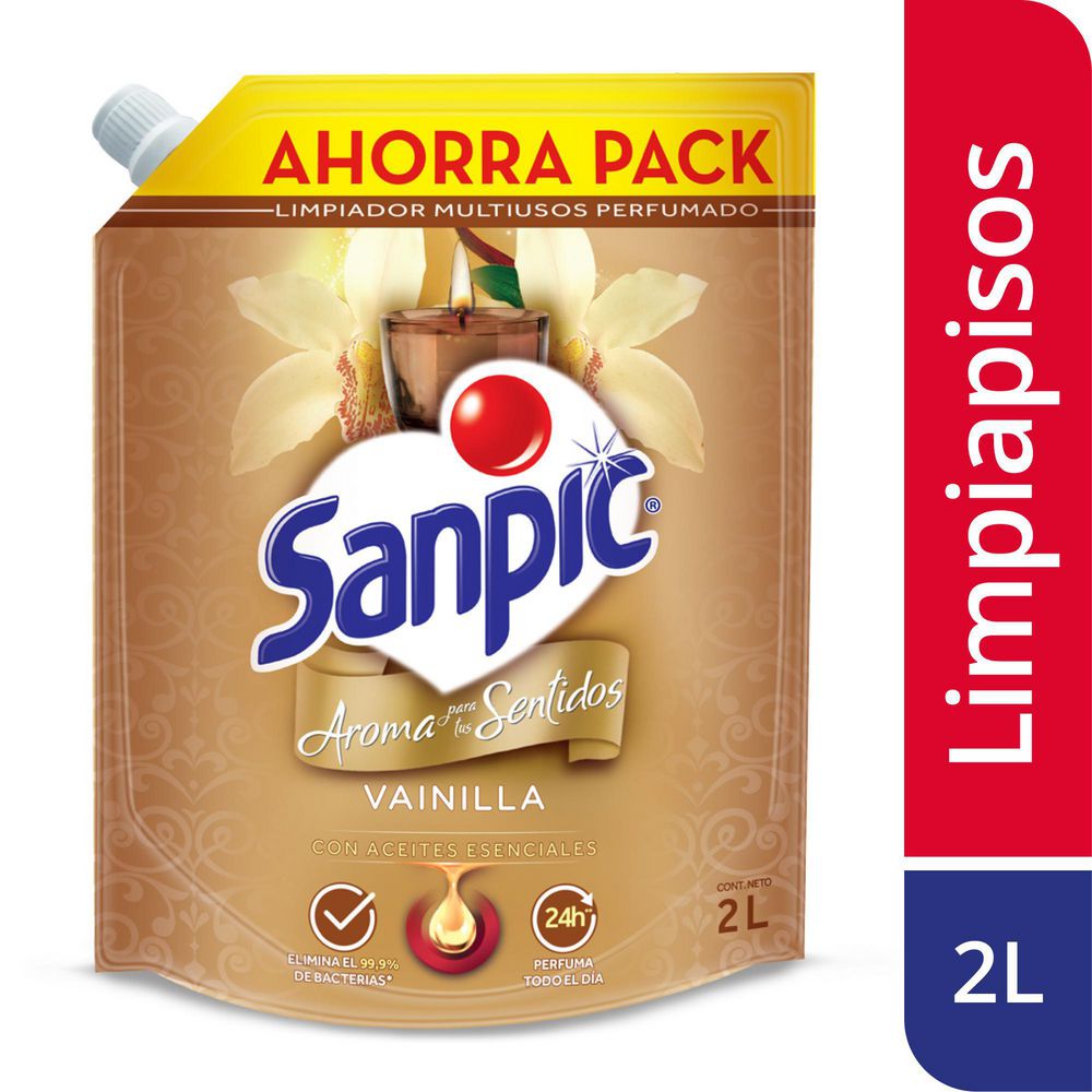 Limpiador Sampic 2000 ml Doypack Vainilla