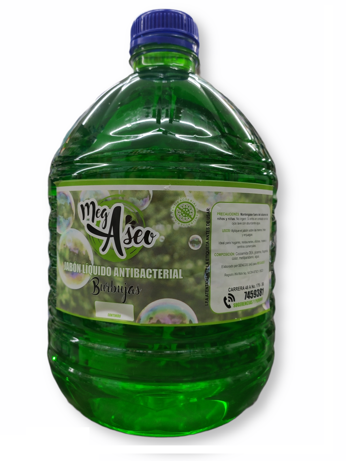 Burbujas Manzana Verde 4000 ml