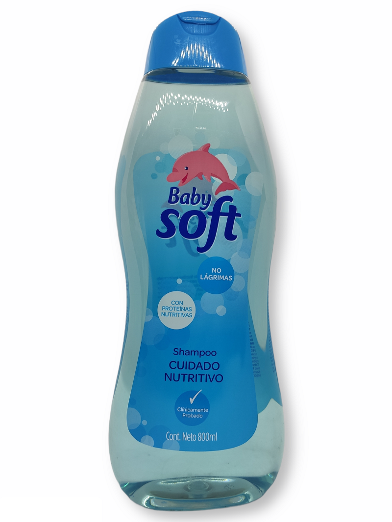 Shampoo Baby Soft 800ml Cuidado Nutritivo