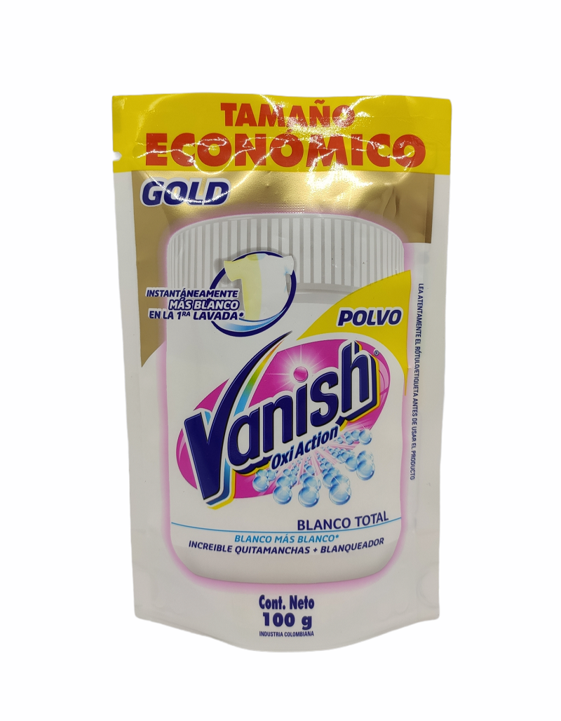 Quitamanchas Vanish Polvo 100 Gr Blanco