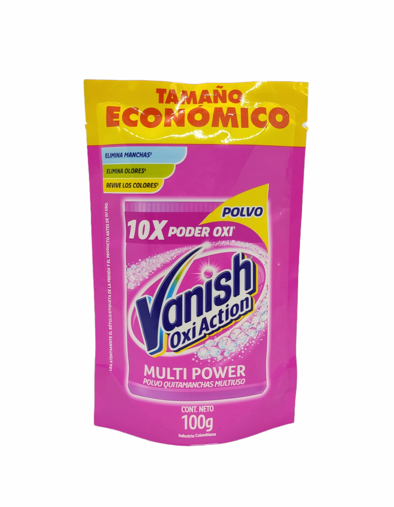 Quitamanchas Vanish Polvo 100 Gr Rosa