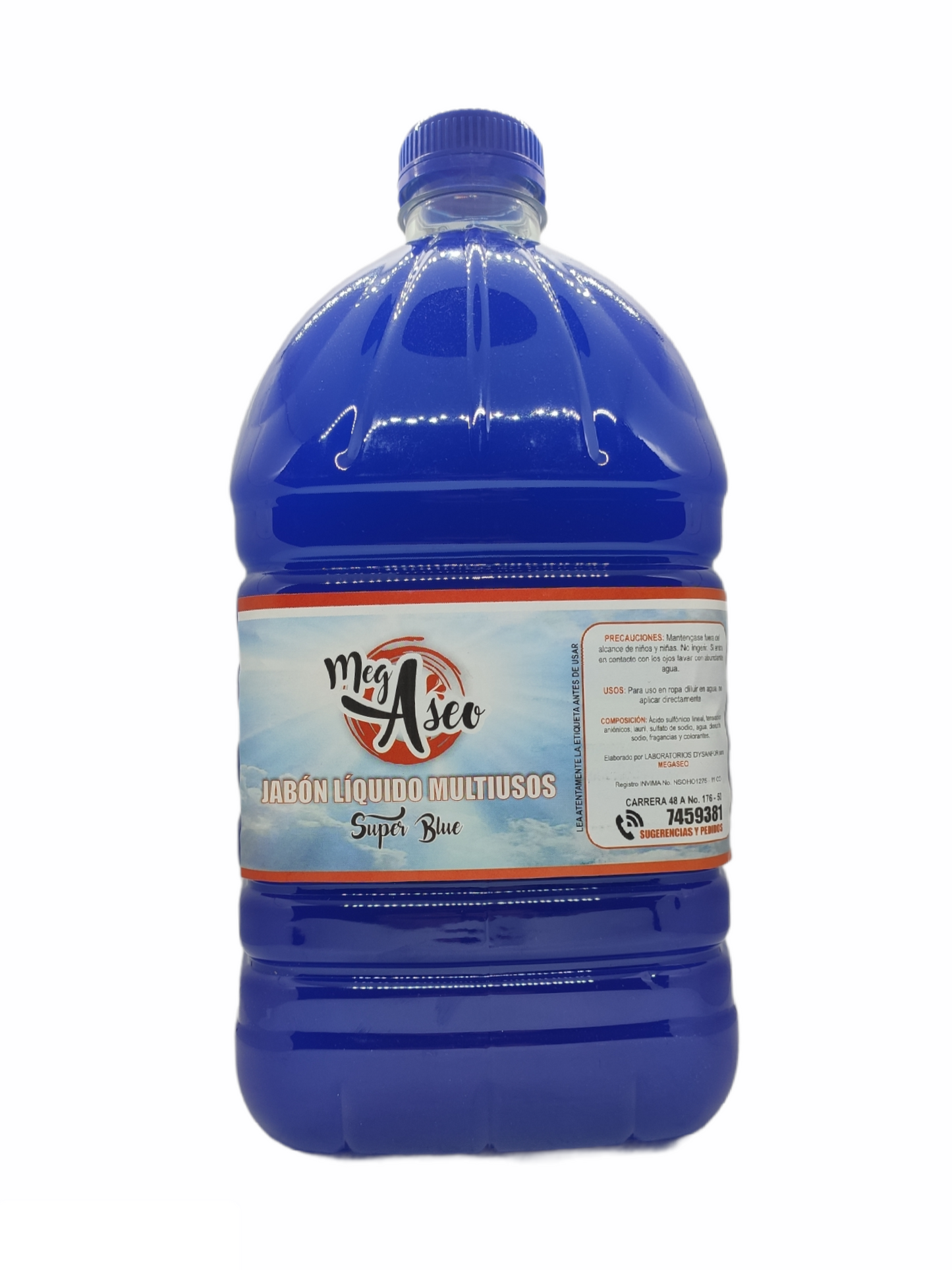 Detergente Liquido Tipo Rey Megaseo 5000 ml