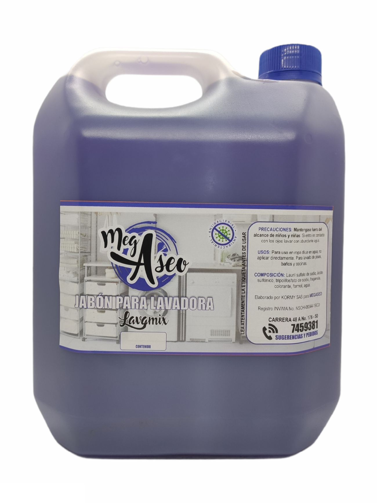 Detergente Liquido Megaseo 4000 ml