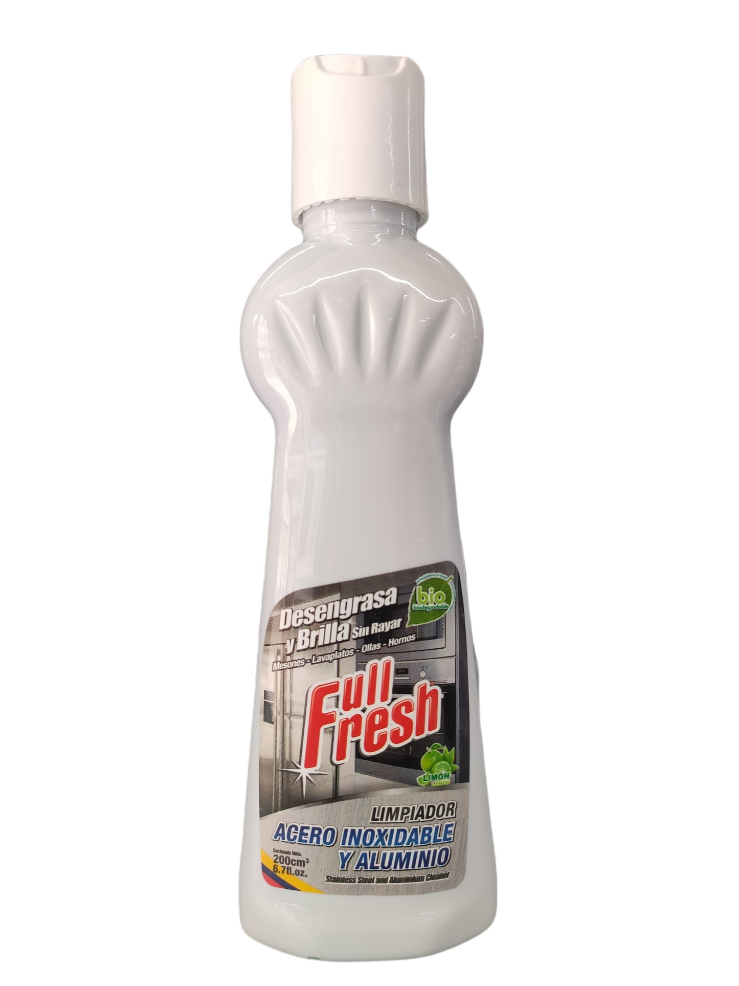 Limpiador Full Fresh Acero Inoxidable y Aluminio 200 ml