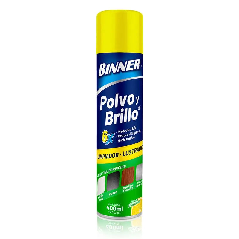 Polvo y Brillo Binner 400 ml Citrus Fresh Aerosol