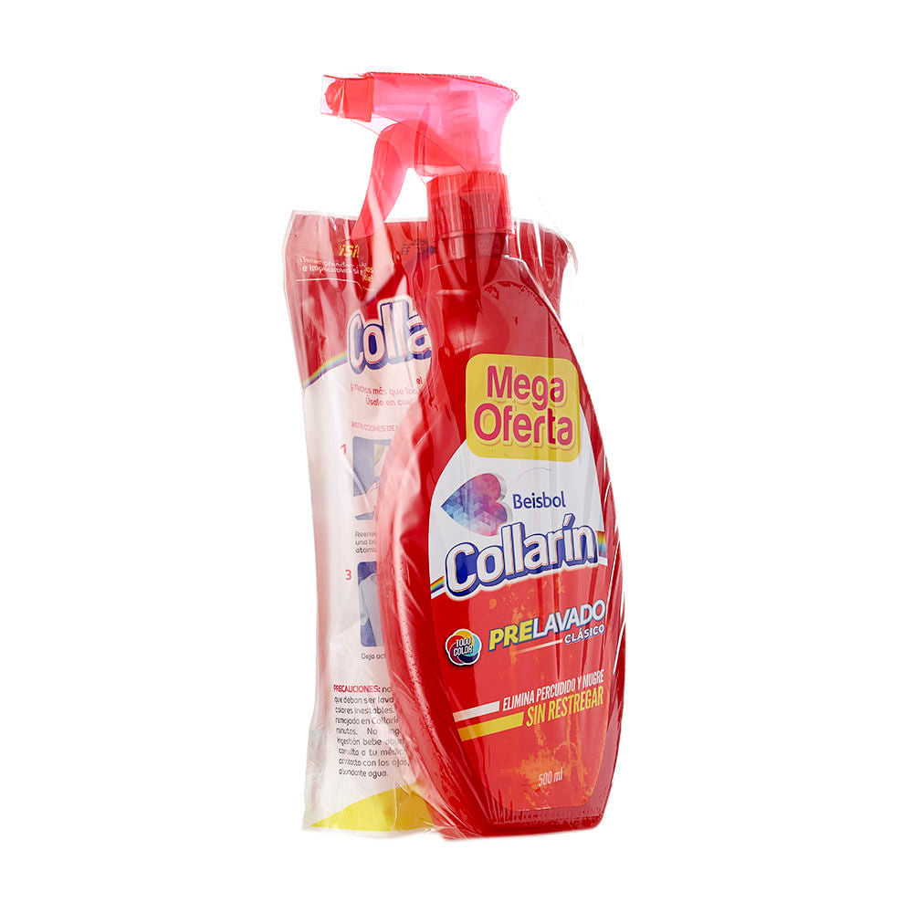 Prelavado Collarin 500ml Spray + Prelavado Colllarin 500ml Doypack Oferta