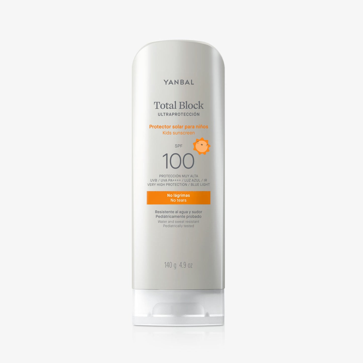 Protector Solar Yanbal Total Block SPF 100 Kids 140 Gr