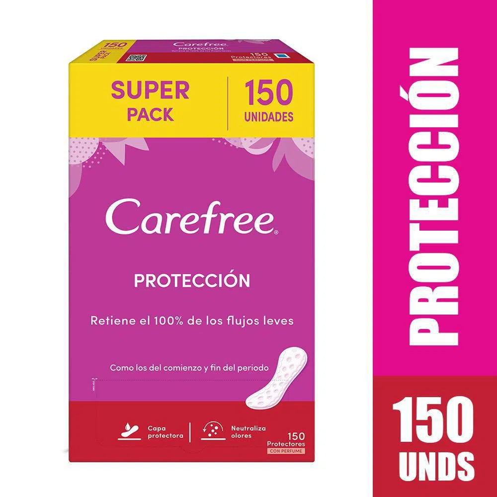 Protector Carefree Proteccion Con Perfume 150 Unidades