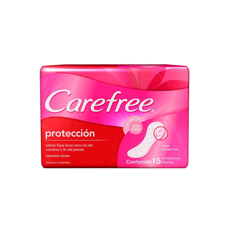 Protectores Higienicos Carefree Proteccion 15 Unidades