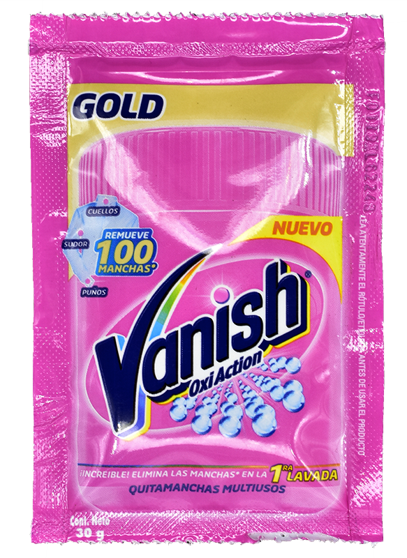 Quitamanchas Vanish Polvo 30 Gr Rosa Doypack
