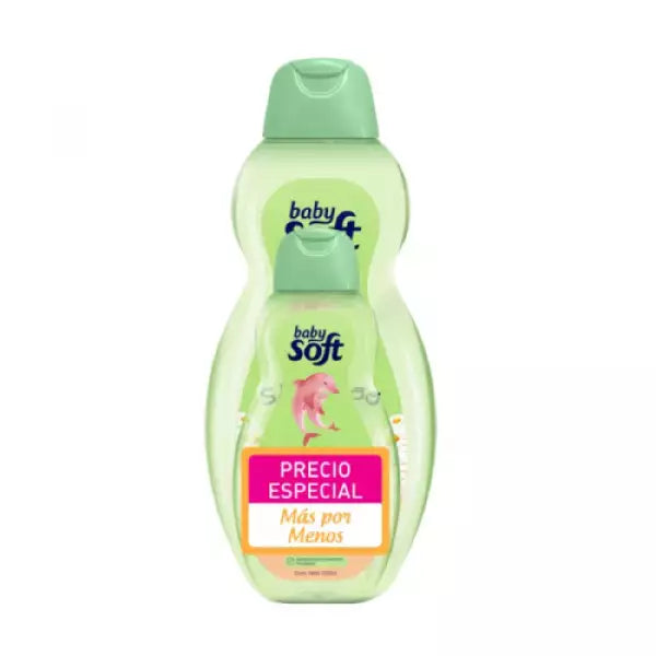 Shampoo Baby Soft 400 ml + 200 ml Cabello Claro 2 Unidades