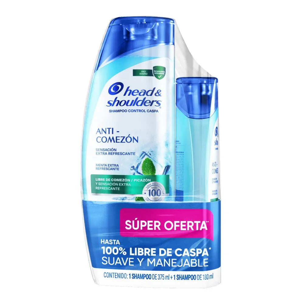 Shampoo Head Shoulders 375+180 Anti Comezon Oferta