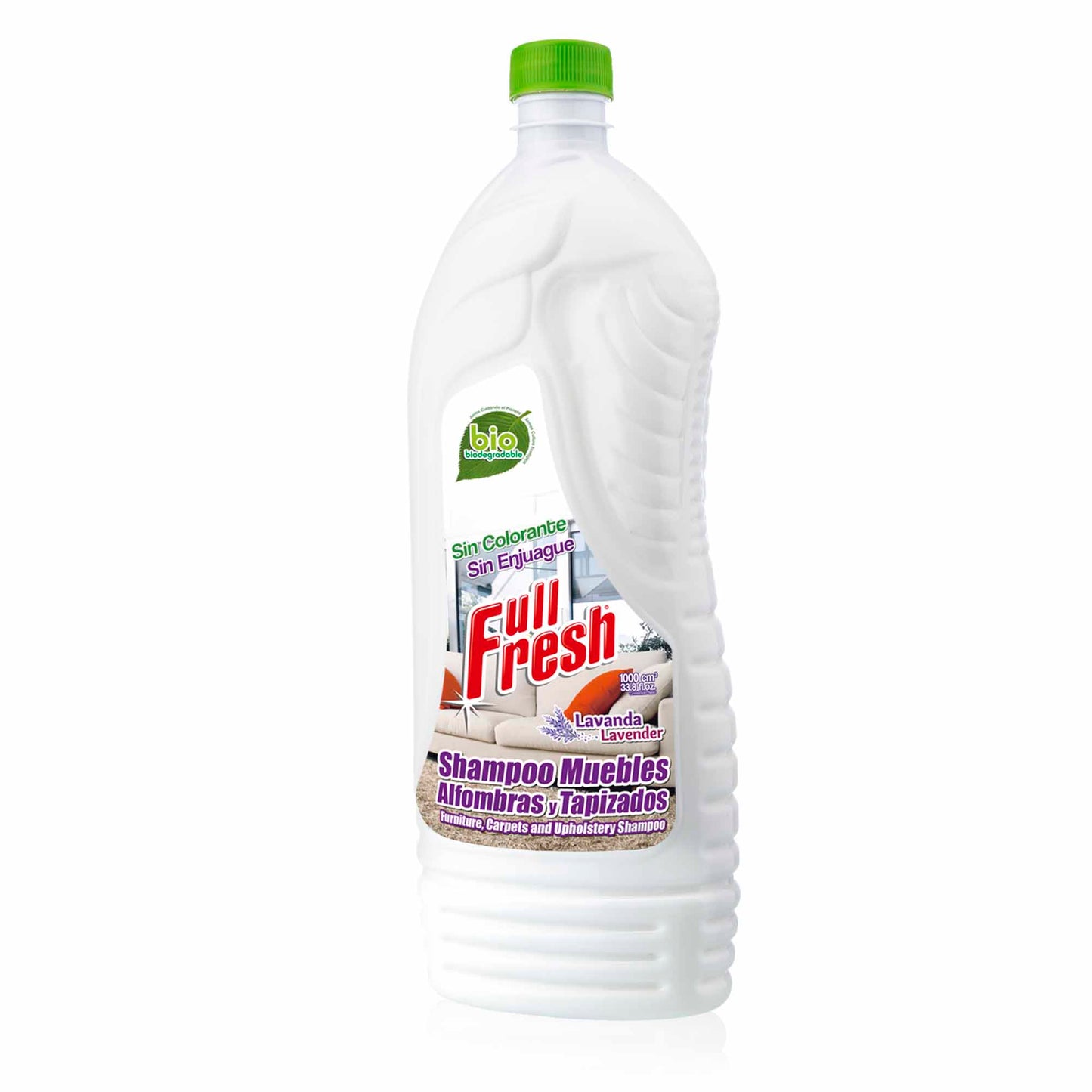 Shampoo Full Fresh Alfombras y Tapizados Libre De Enjuague 1000 ml