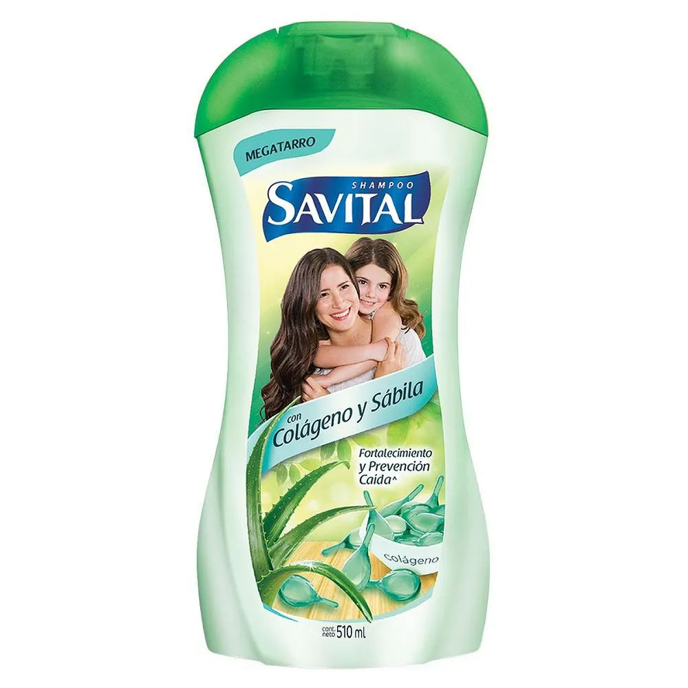 Shampoo Savital 510 ml Colageno