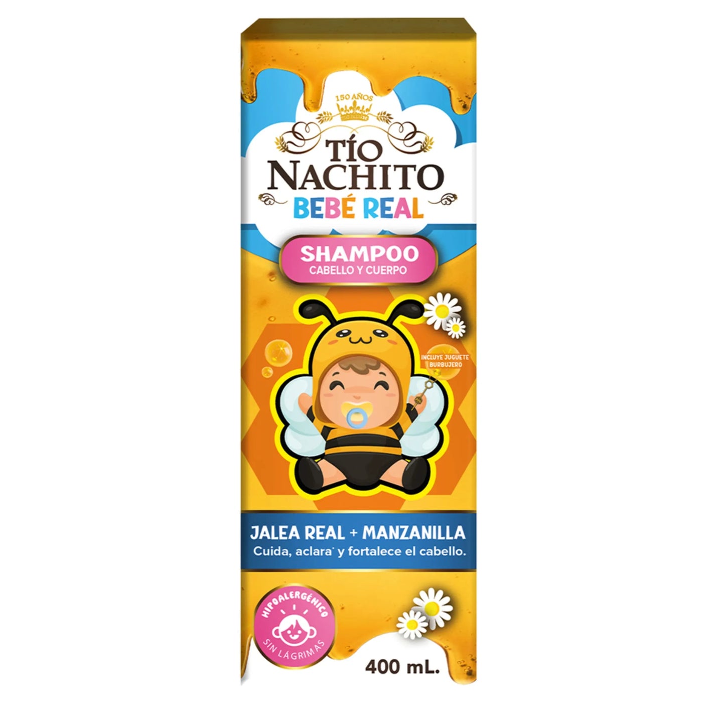 Shampoo Tio Nachito 400 ml Bebe Cabello Y Cuerpo
