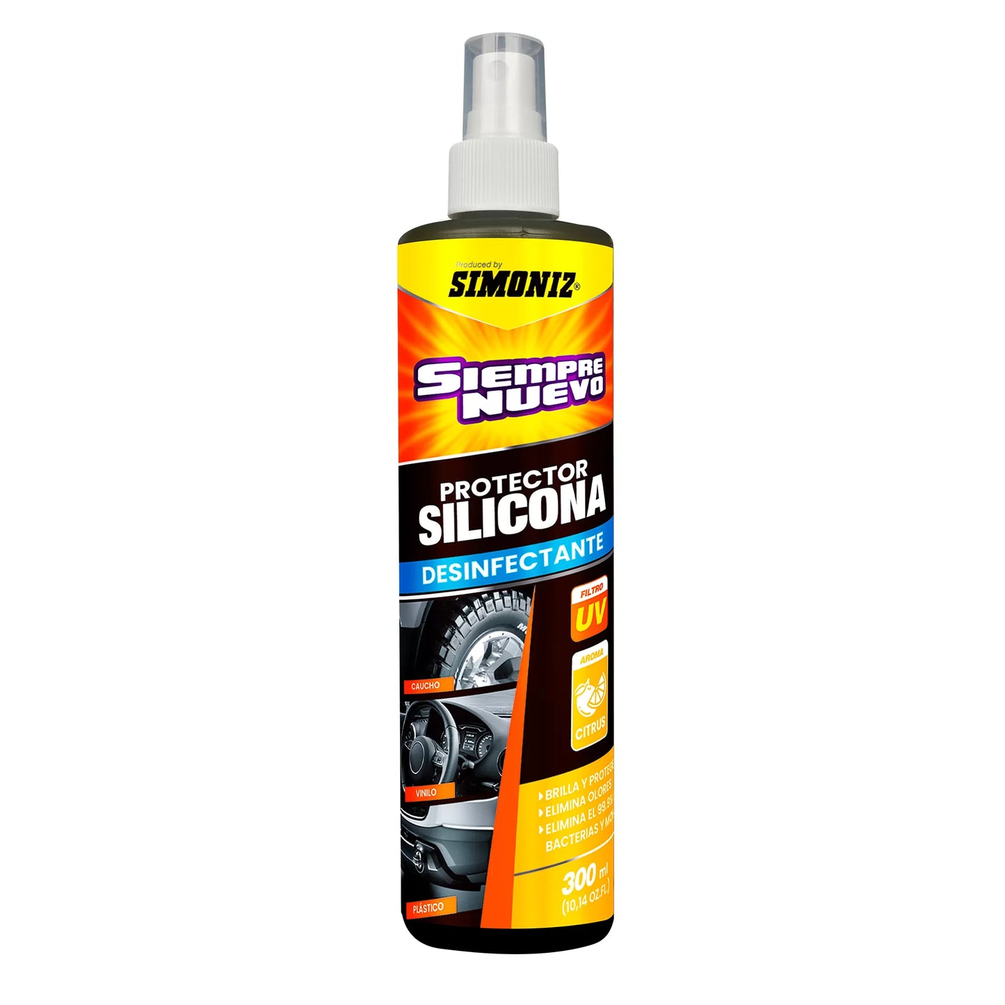Silicona Simoniz 300 ml Citrus Filtro U.V