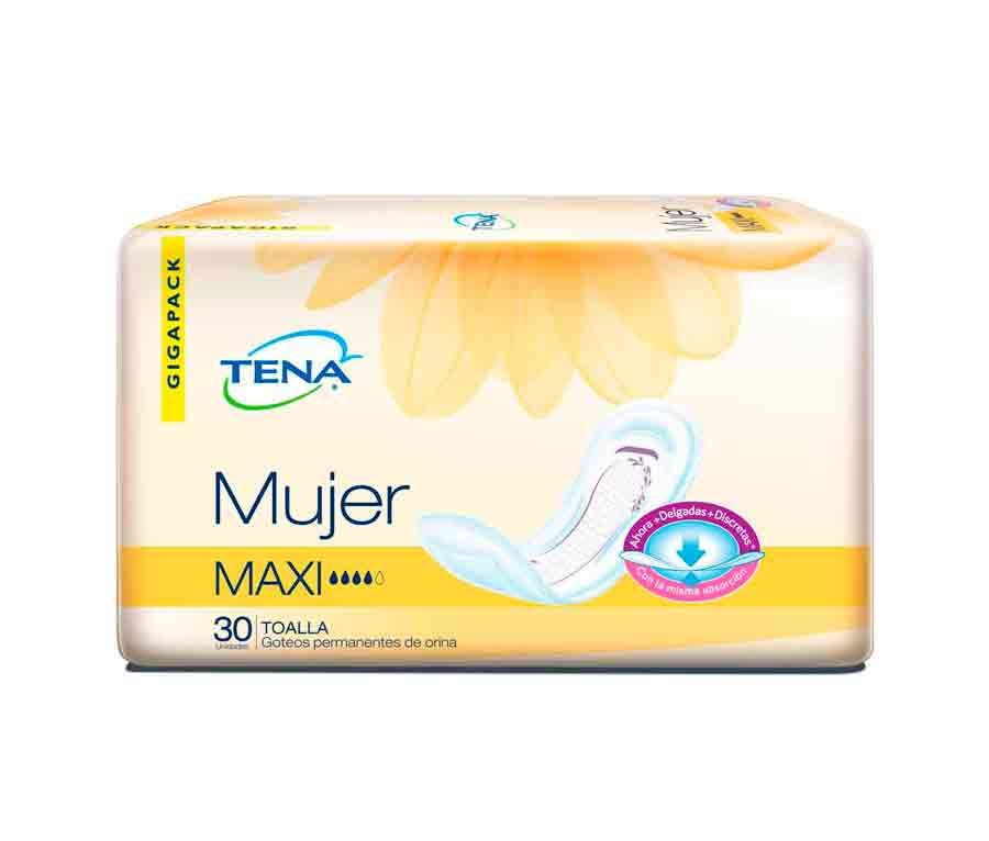 Toallas Higienicas Tena 30 Unidades Maxi
