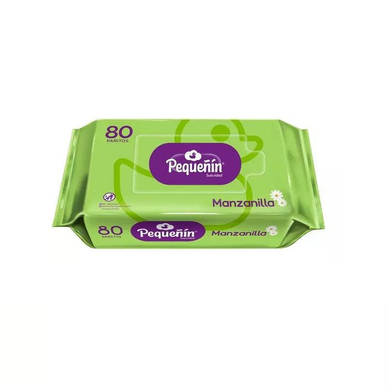 Toallitas Humedas Pequeñin Manzanilla 80 Unidades