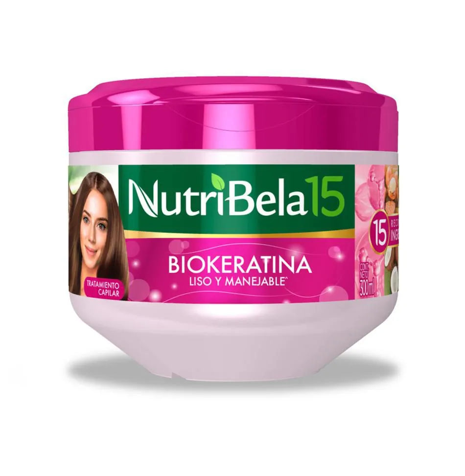 Tratamiento Capilar Nutribela 300 ml Biokeratina