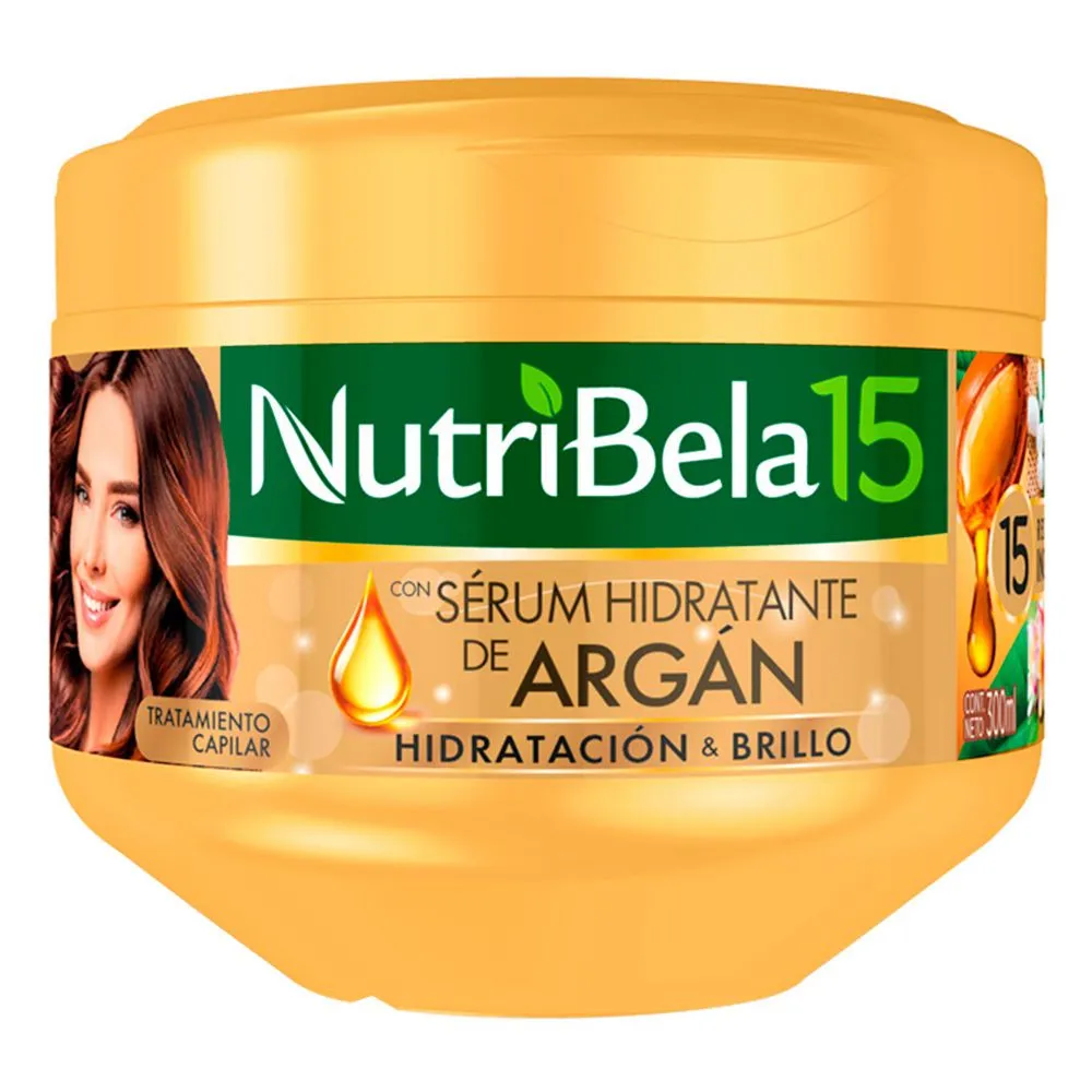 Tratamiento Capilar Nutribela 300 ml Serum Hidratante de Argan