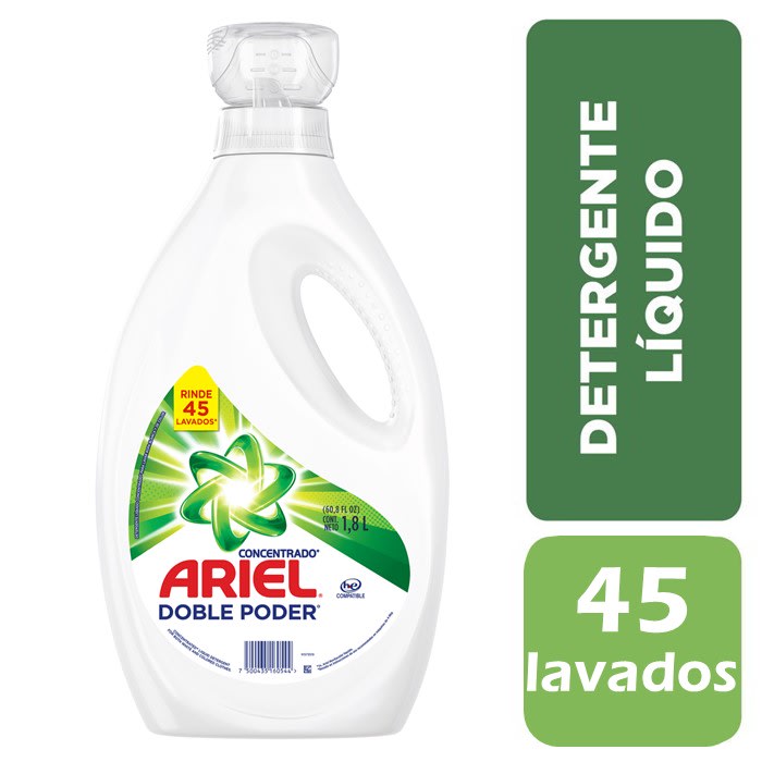 Detergente Liquido Ariel 1800ml